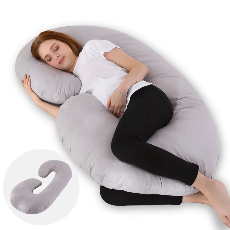 Pregnant Women′s Pillow C-Type Waist Protection Side Sleeping Pillow Core Pregnant Women′s Sleeping Pillow Lactation Pillow